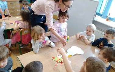 Jak pozbyć się złości -  zajęcia u Krasnali z panią psycholog 1