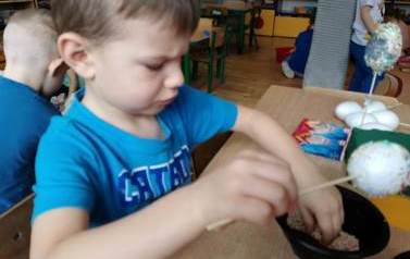 Przygotowania Krasnali do Wielkanocy 1