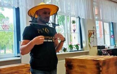 Wizyta Pszczelarza w przedszkolu 9