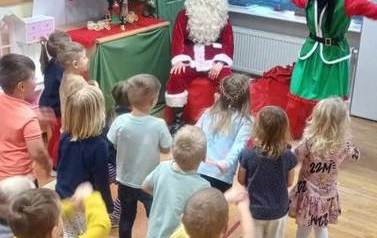 Wizyta Mikołaja w przedszkolu Grupa Krasnale 4